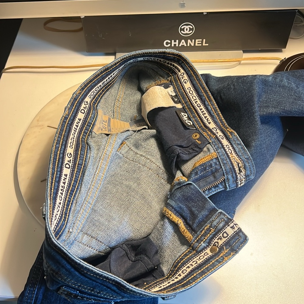 🛑 1 hour sale. Dolce & Gabbana, Classic Blue Women's Jeans, size 27 - Picture 12 of 16